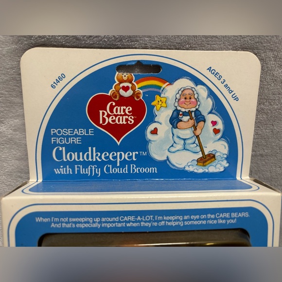 Care Bears The Cloudkeeper 1984 Kenner Vintage PVC Posable Figure - NIB - Picture 3 of 6